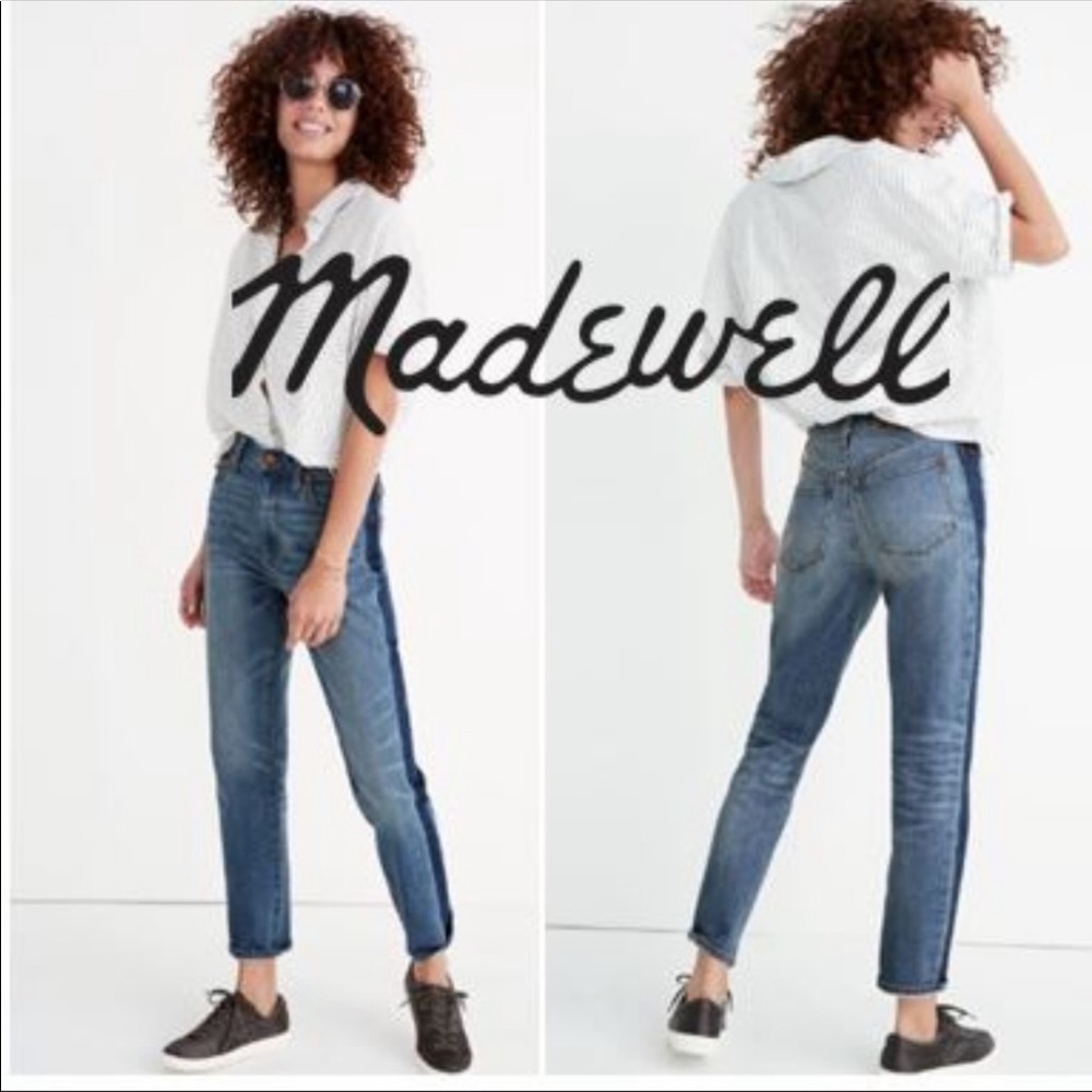 High Rise Madewell Tuxedo jeans